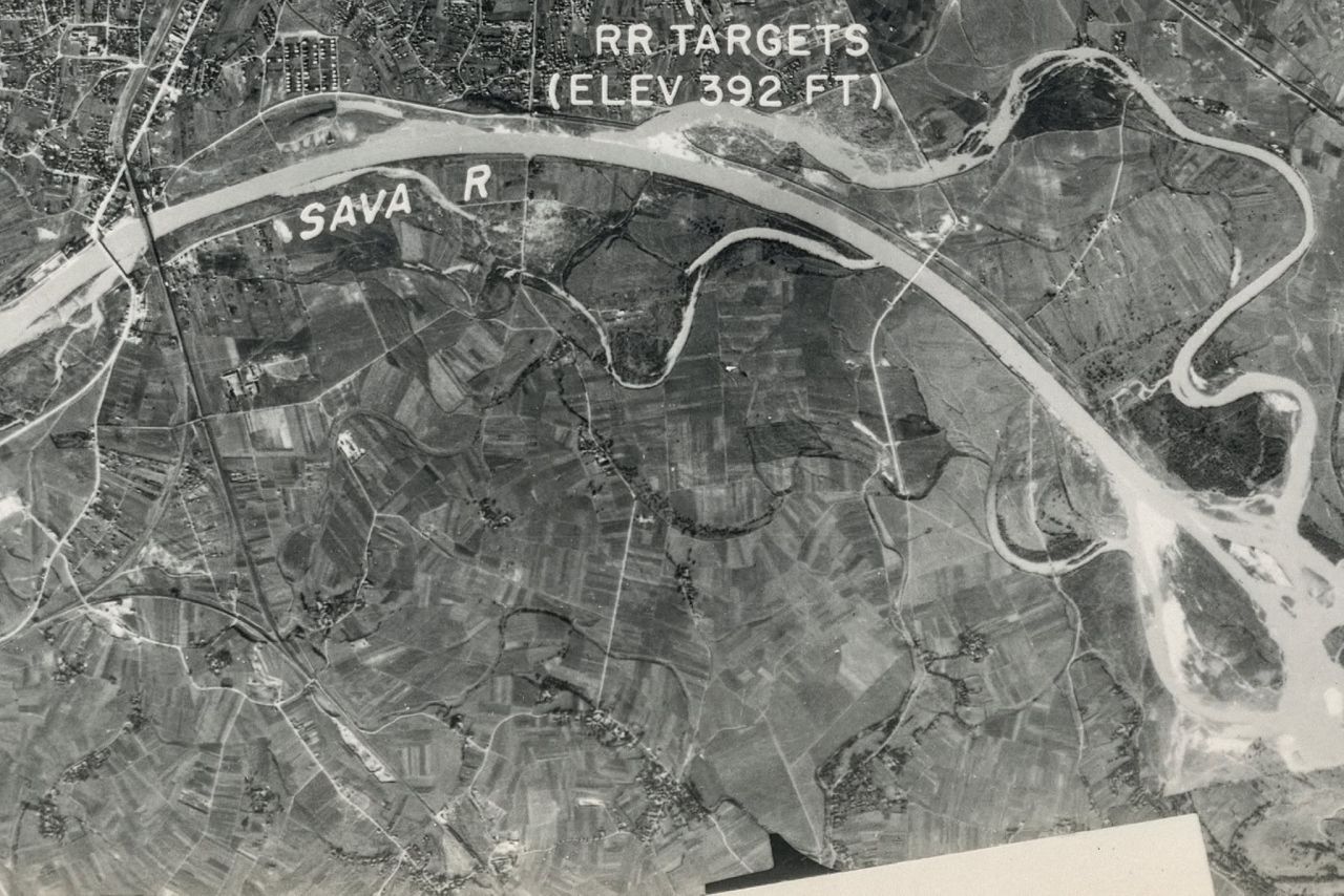 Panorama. Budući Novi Zagreb iz zraka 1944. godine